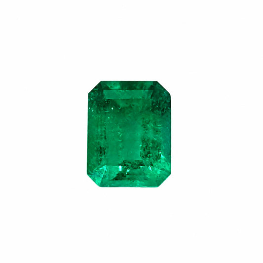 1.90 ct GIA certified natural Colombian emerald, emerald cut
