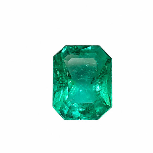 2.15 ct natural Colombian emerald, emerald cut loose gemstone