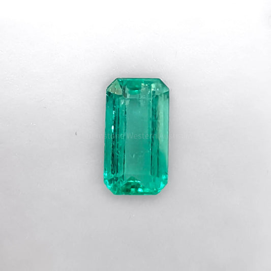 0.91 ct Natural Colombian Emerald Loose Gemstone Pear Cut