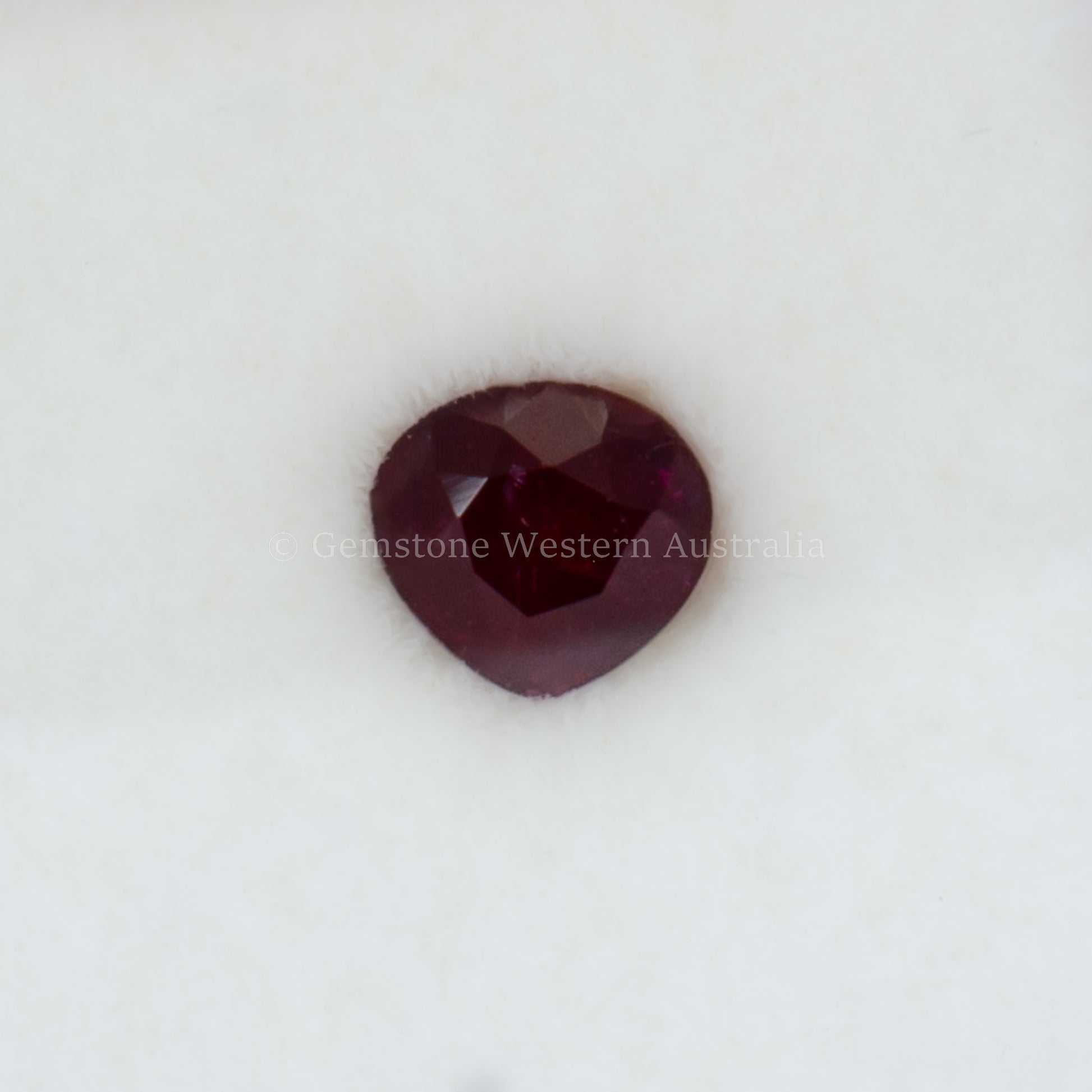 0.77 Ct Natural Unheated Ruby - Pear Cut