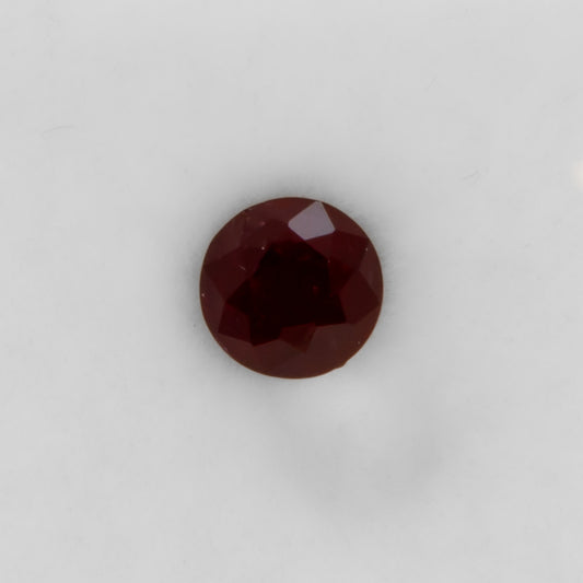1.02 CT NATURAL UNHEATED RUBY - ROUND CUT