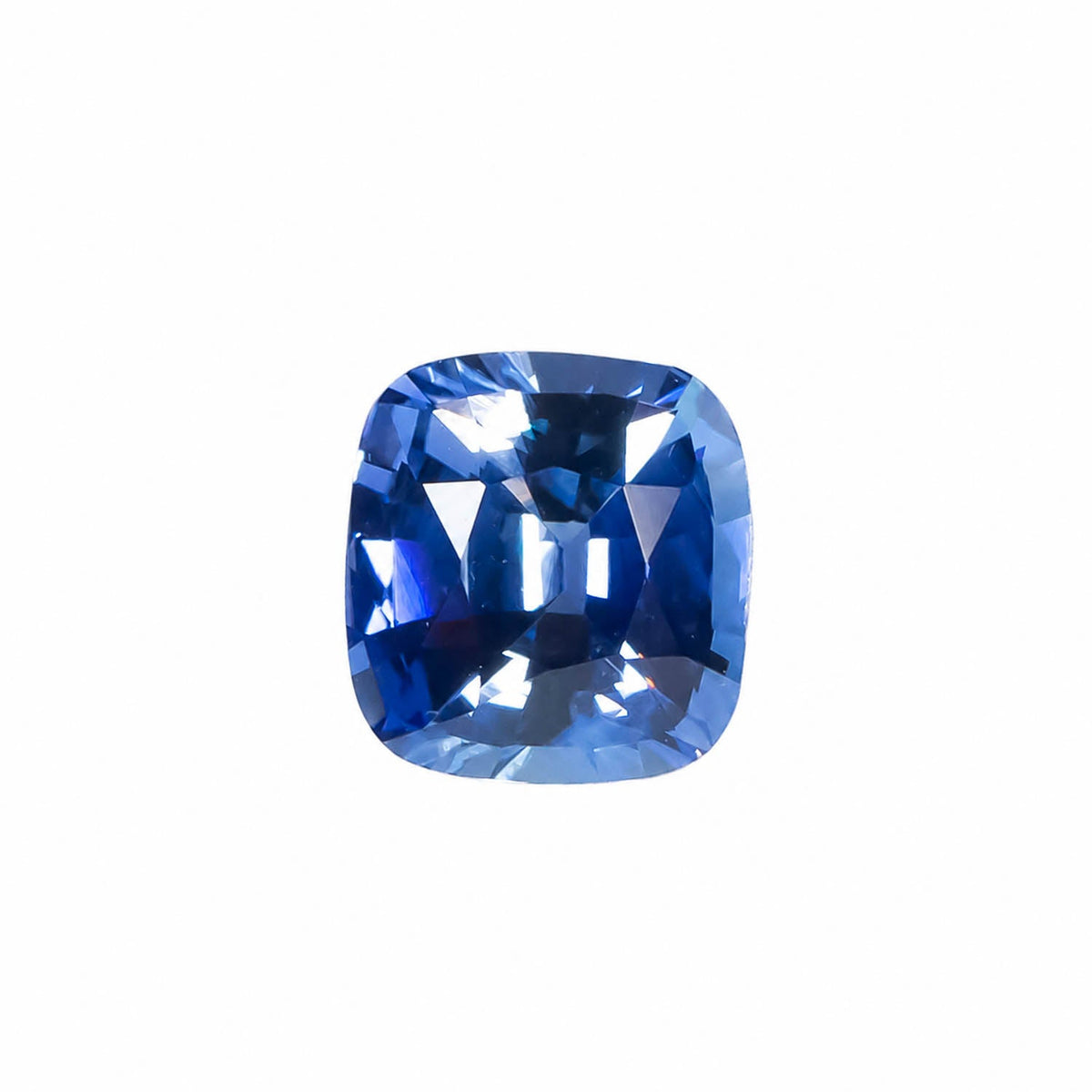 1.54 ct natural heated blue sapphire, cushion cut