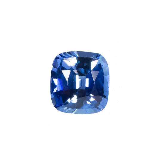 1.54 ct natural heated blue sapphire, cushion cut