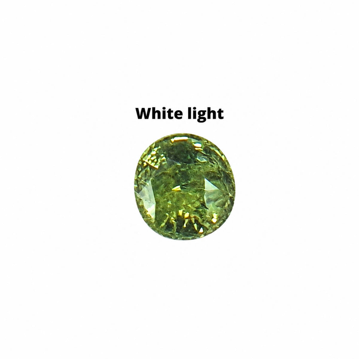 0.83 ct natural alexandrite, oval cut loose gemstone