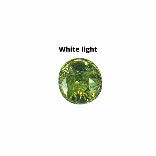 0.83 ct natural alexandrite, oval cut loose gemstone