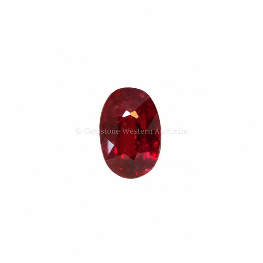 1.01 ct natural unheated ruby, oval cut loose gemstone