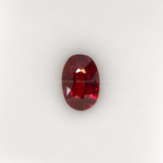 1.01 CT NATURAL UNHEATED RUBY - OVAL CUT