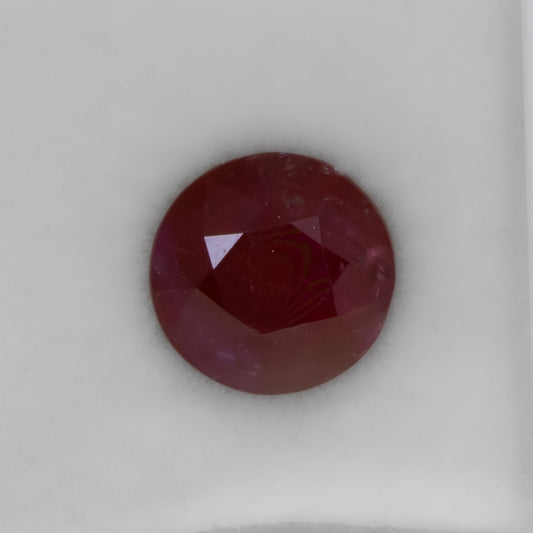 4.27 CT NATURAL UNHEATED RUBY - ROUND CUT