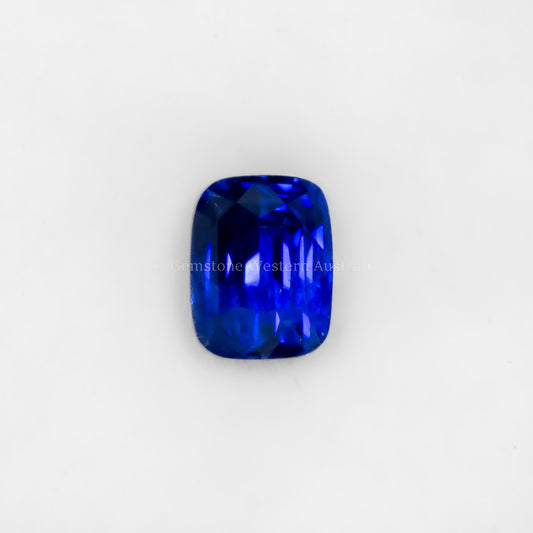 1.55 CT NATURAL HEATED BLUE SAPPHIRE - RECTANGULAR CUSHION CUT