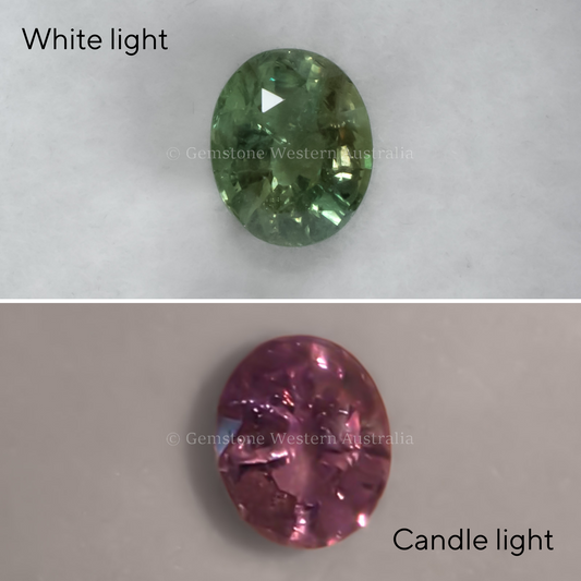 1.50 CT NATURAL ALEXANDRITE - OVAL CUT