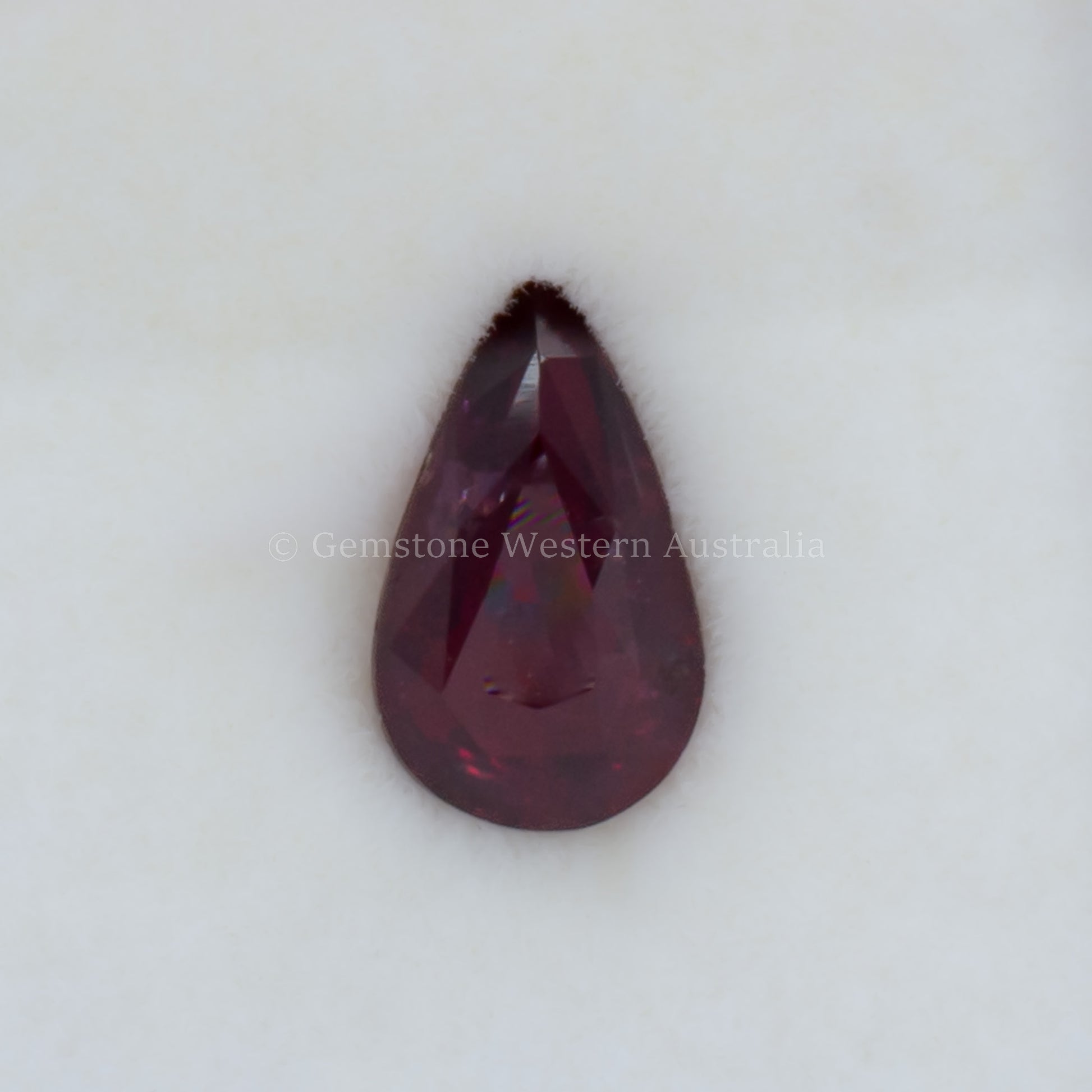 1.57 Ct Natural Unheated Ruby - Pear Cut