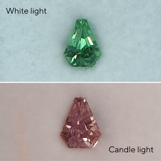 0.37 ct Natural Alexandrite Loose Gemstone Shield Fancy Cut