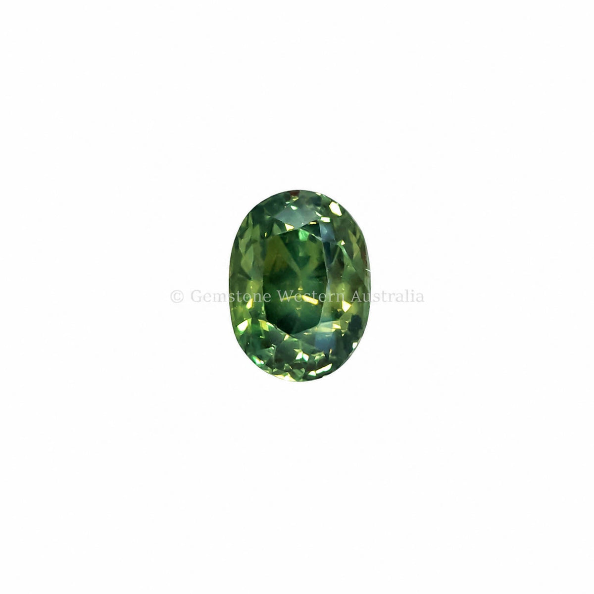 1.20 ct oval cut alexandrite photographed in daylight