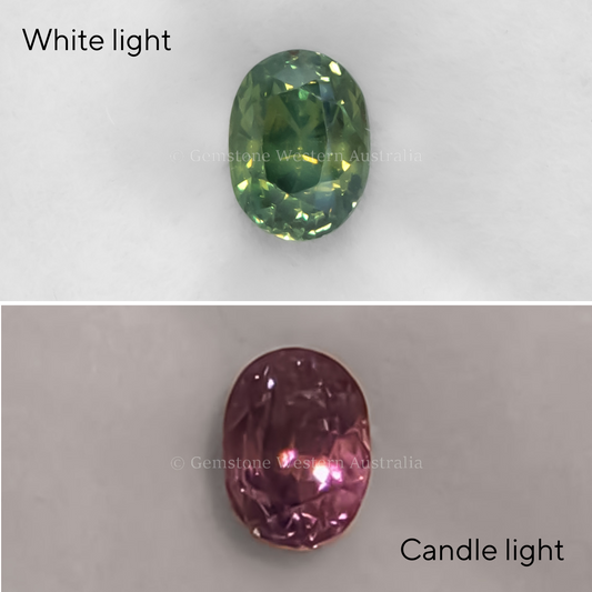 1.20 CT NATURAL ALEXANDRITE - OVAL CUT