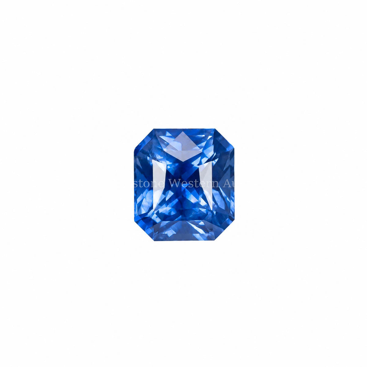 1.15 ct natural unheated blue sapphire, octagon cut