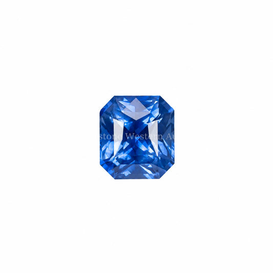 1.15 ct natural unheated blue sapphire, octagon cut