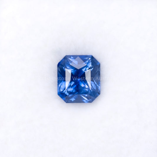 1.15 CT NATURAL UNHEATED BLUE SAPPHIRE in white background