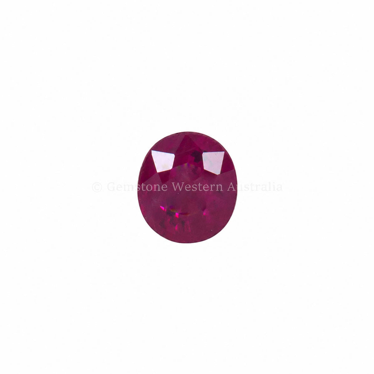 1.10 ct natural ruby, oval cut loose gemstone