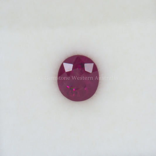 1.10 CT NATURAL RUBY - OVAL CUT