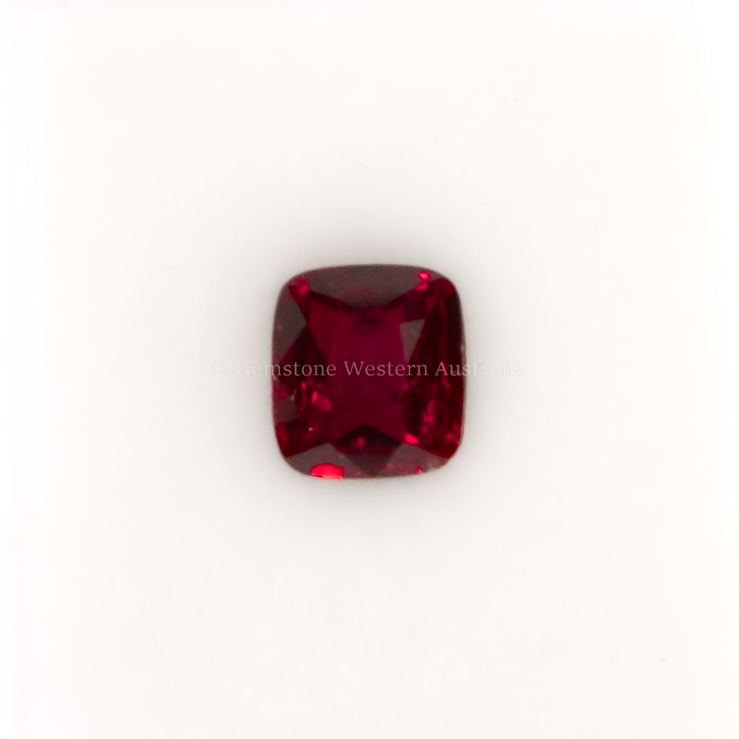1.06 CT NATURAL UNHEATED RUBY - CUSHION CUT