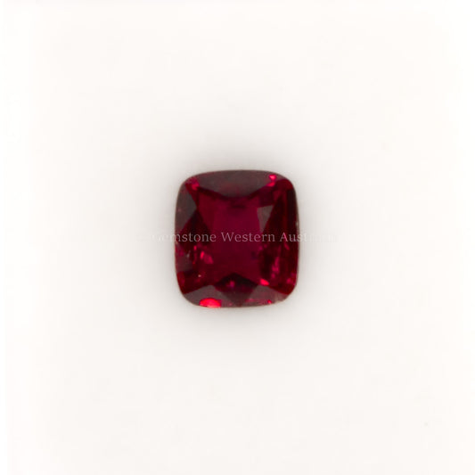 1.06 CT NATURAL UNHEATED RUBY - CUSHION CUT