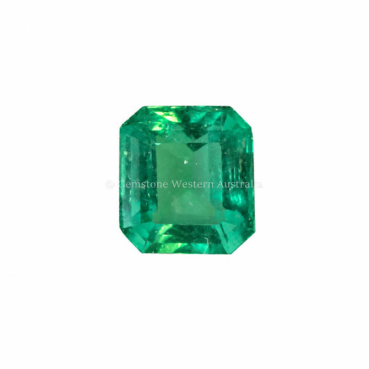 2.55 ct natural Colombian emerald, emerald cut loose gemstone