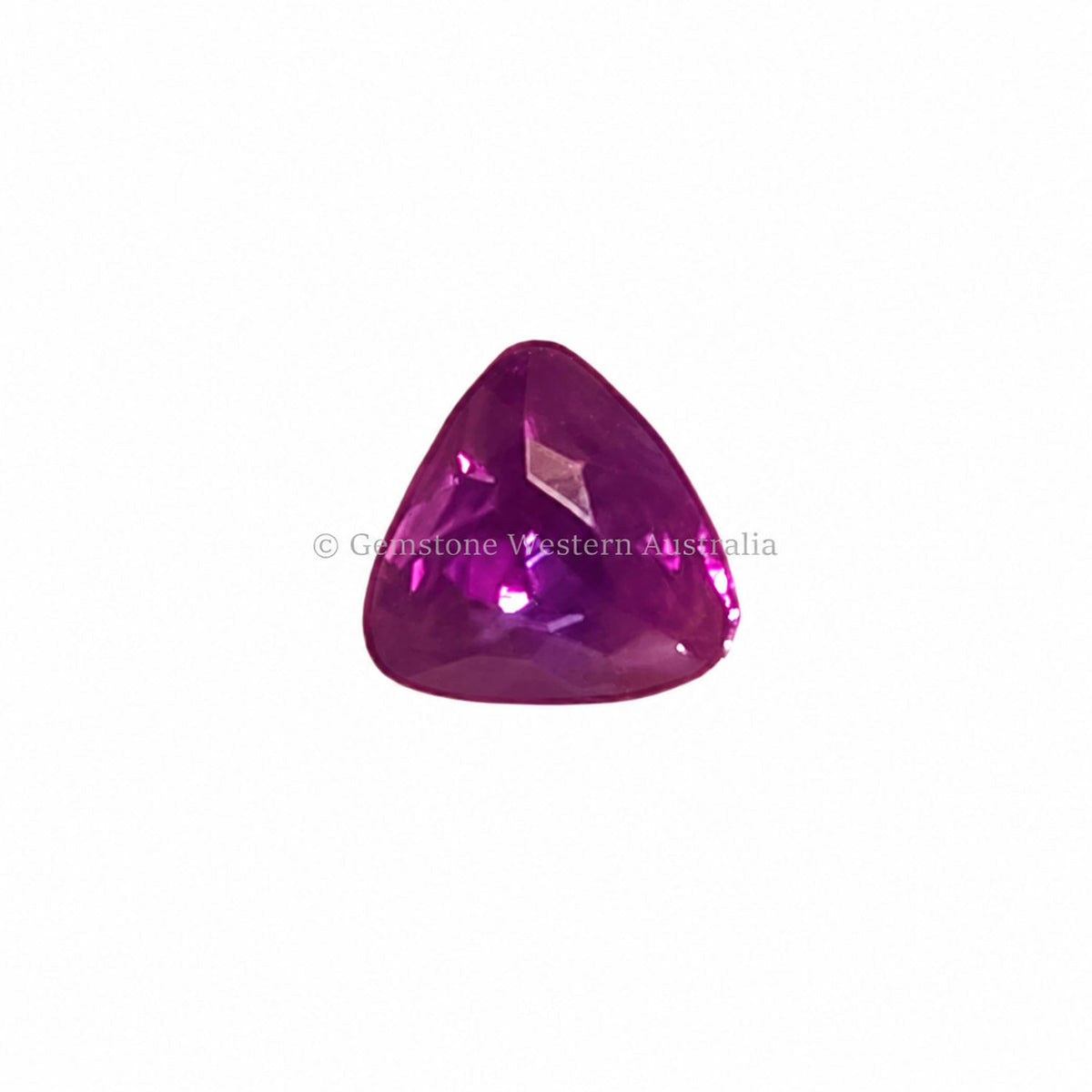 1.03 ct triangular cushion cut alexandrite, alternate view