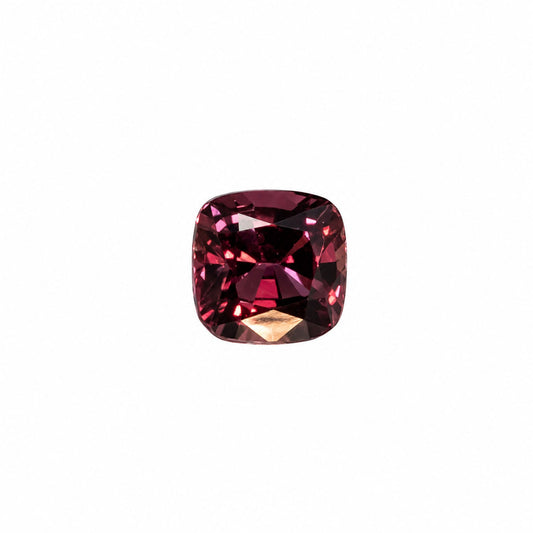 1.02 ct natural brown sapphire, cushion cut loose gemstone
