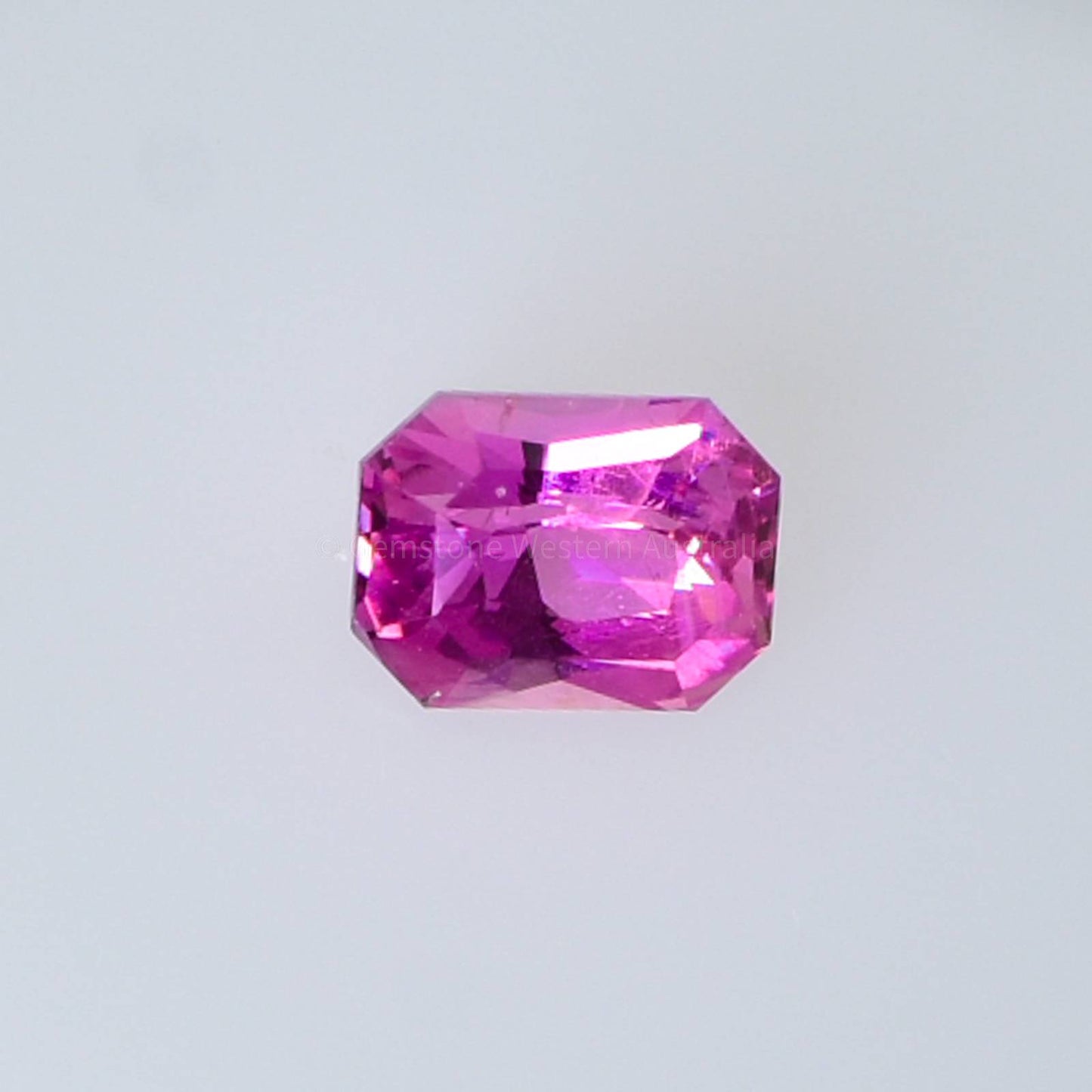 1.08 CT NATURAL PINK SAPPHIRE PRINCESS CUT UNHEATED