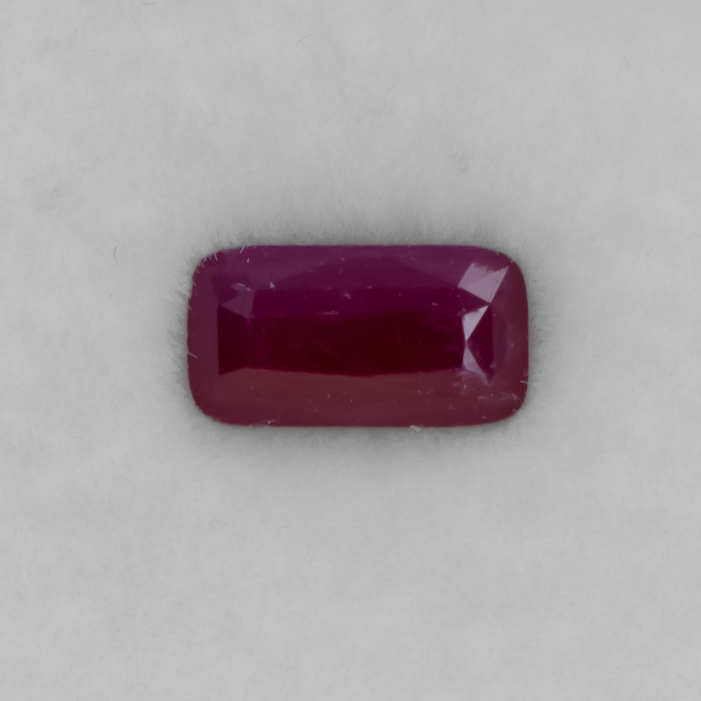 1.03 CT NATURAL UNHEATED RUBY - CUSHION RECTANGULAR CUT