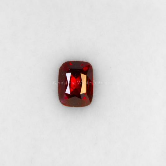 0.60 CT NATURAL UNHEATED RUBY - CUSHION RECTANGULAR CUT
