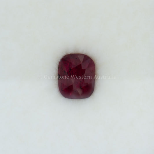 0.98 Ct Natural Unheated Ruby - Cushion Cut