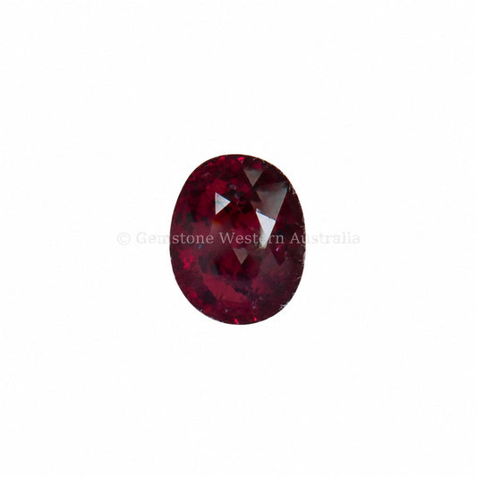 0.83 ct natural unheated ruby, oval cut loose gemstone