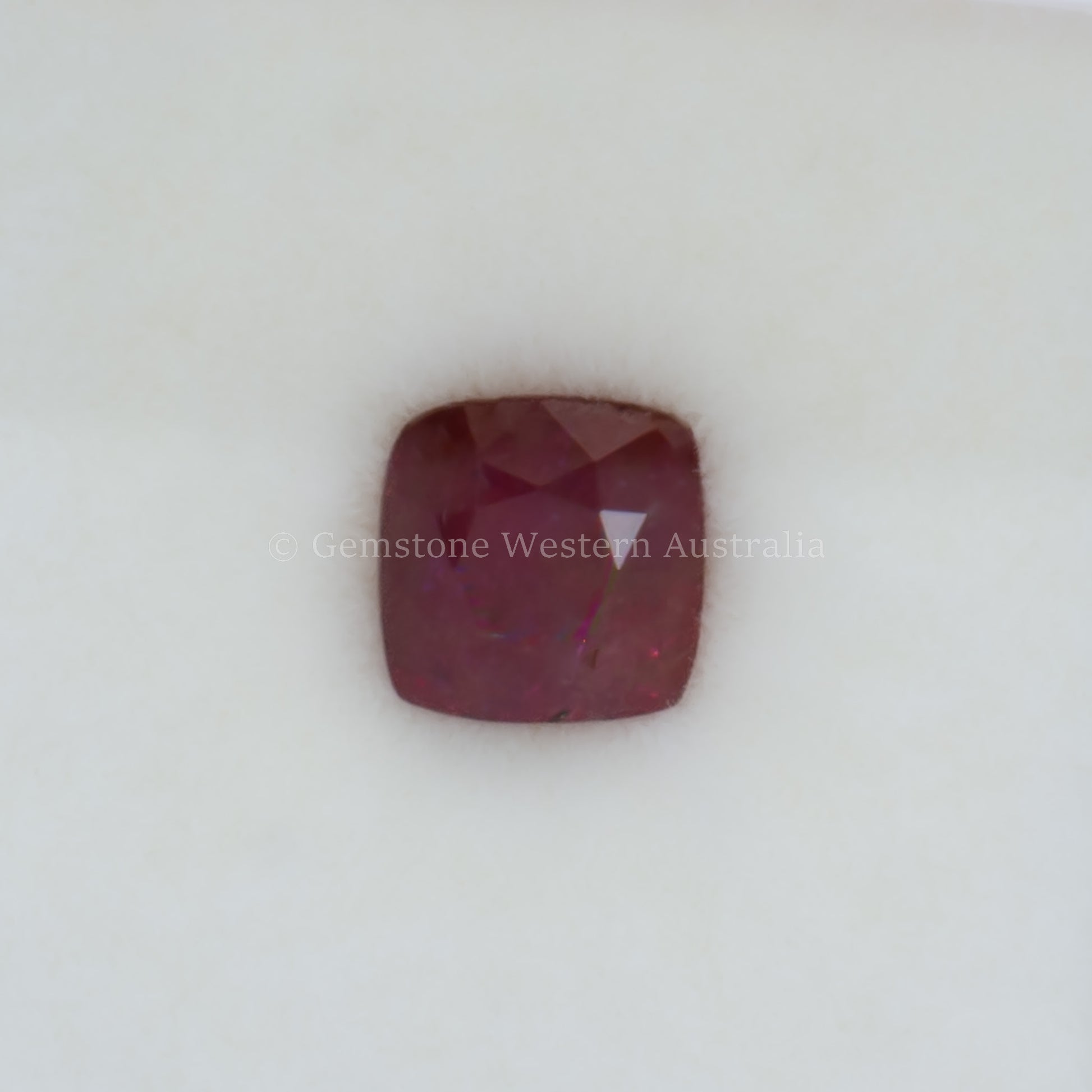 1.24 Ct Natural Unheated Ruby - Cushion Cut
