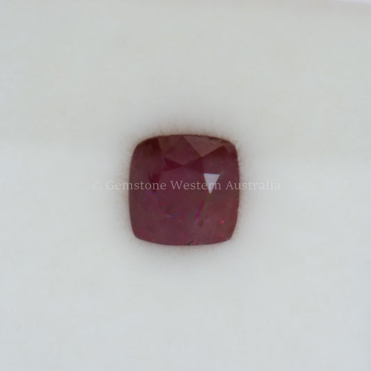 1.24 Ct Natural Unheated Ruby - Cushion Cut