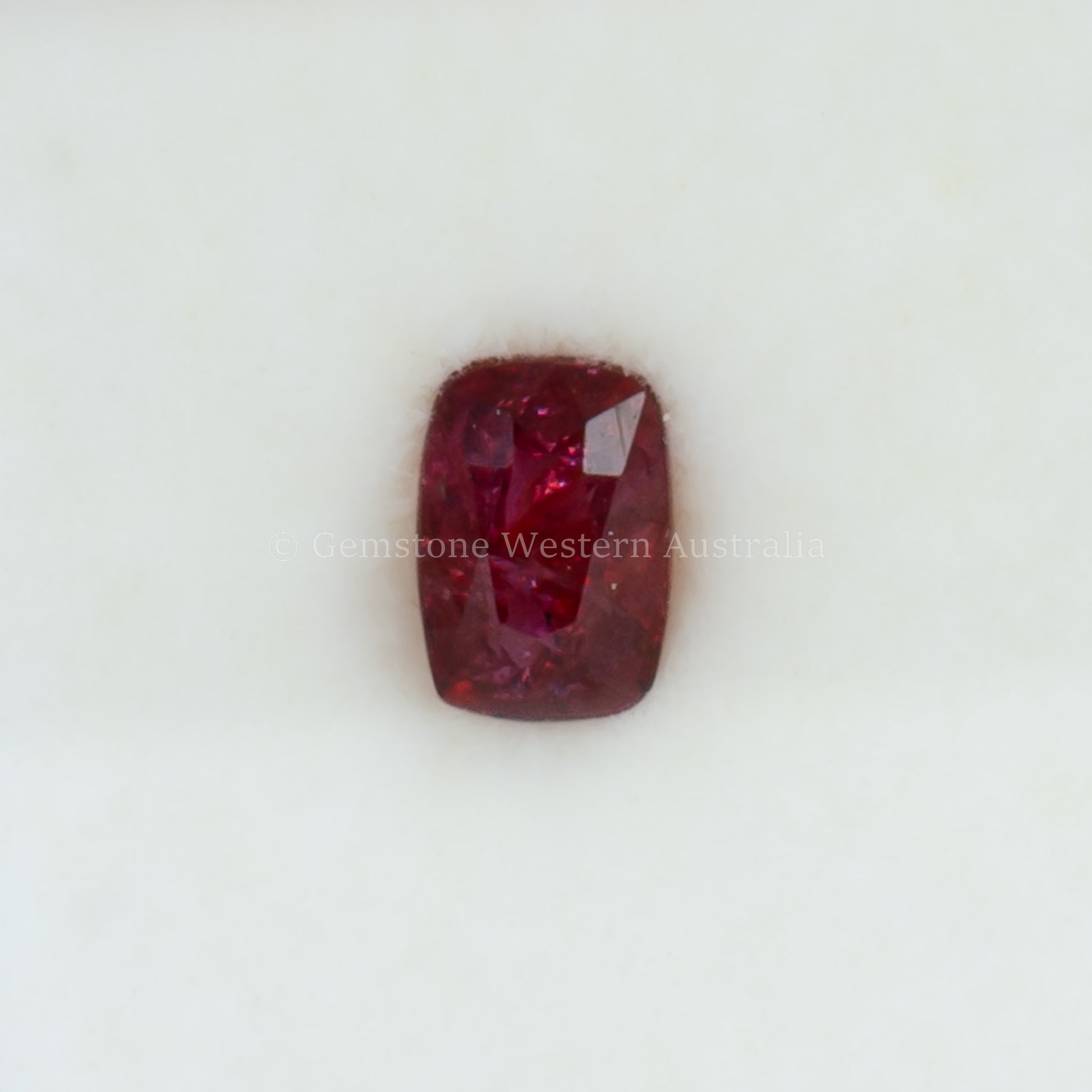 Natural Unheated Ruby - Rectangular Cushion Cut