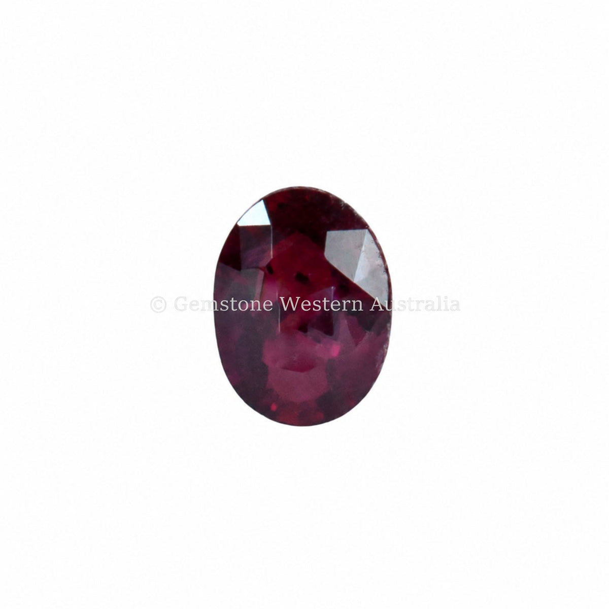 1.04 ct natural unheated ruby, oval cut loose gemstone