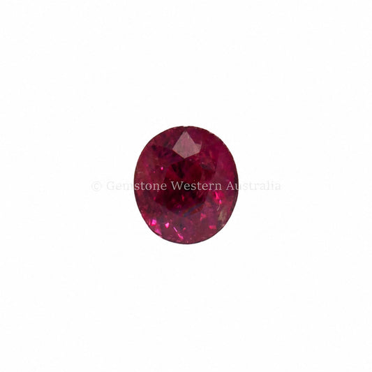 0.85 ct natural unheated ruby, oval cut loose gemstone