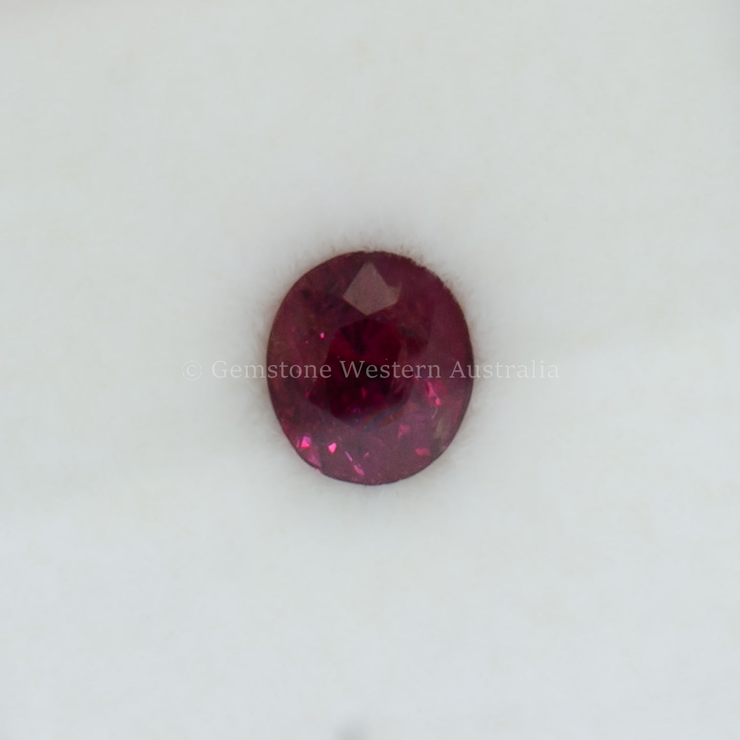 0.85 Ct Natural Unheated Ruby - Oval Cut