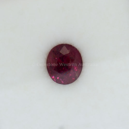 0.85 Ct Natural Unheated Ruby - Oval Cut