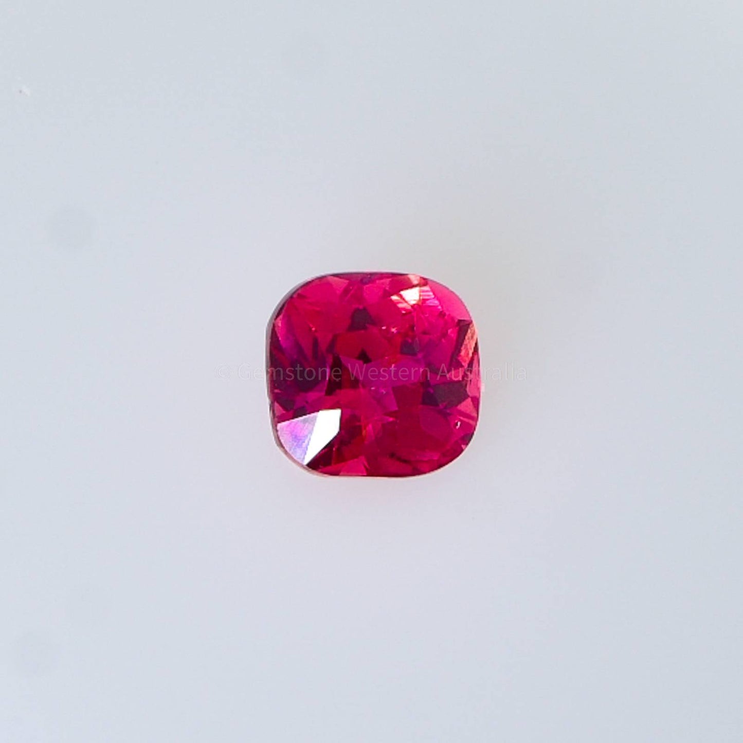 1.25 CT NATURAL HOT PINK SAPPHIRE CUSHION CUT UNHEATED