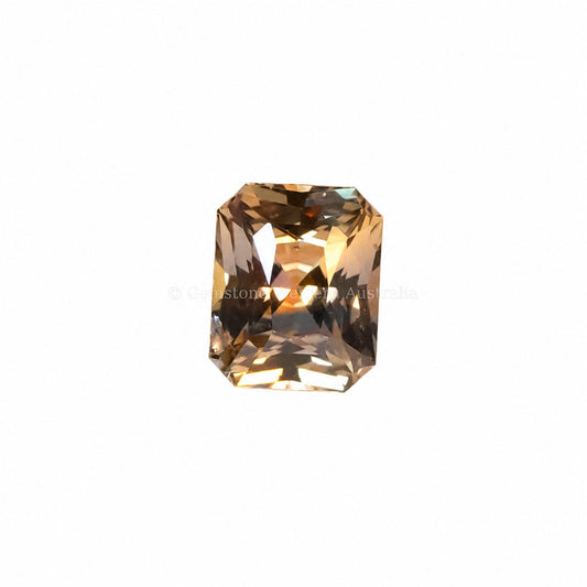 1.12 ct natural unheated brownish-blue-grey sapphire, octagonal fancy cut
