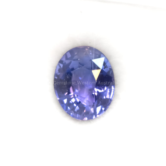 4.02 CT NATURAL UNHEATED VIOLET SAPPHIRE - OVAL CUT