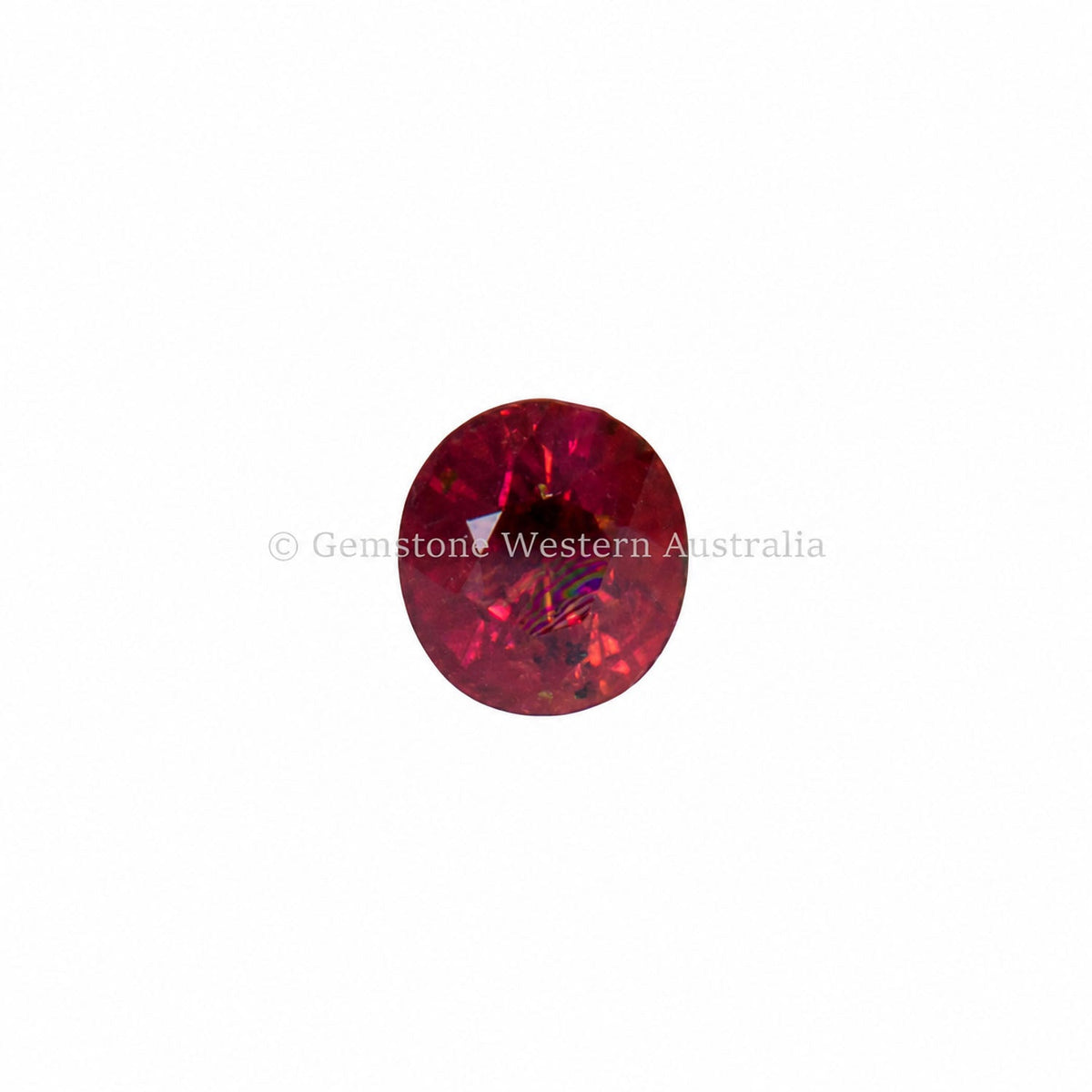 0.68 ct natural unheated ruby, oval cut loose gemstone