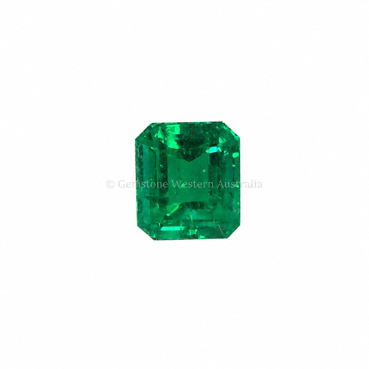 1.15 ct natural Colombian emerald, emerald cut loose gemstone