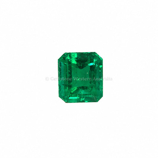 1.15 ct natural Colombian emerald, emerald cut loose gemstone