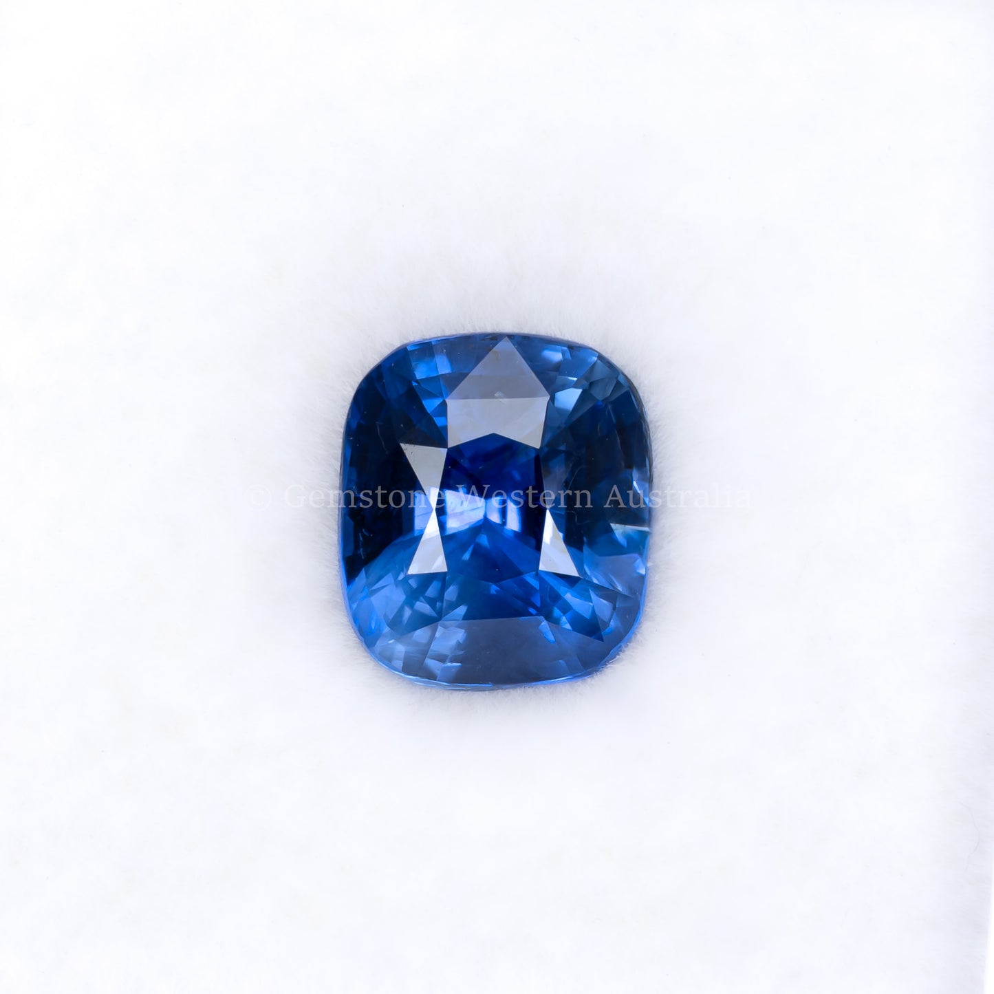 2.00 Ct Unheated Natural Blue Sapphire Cushion Cut