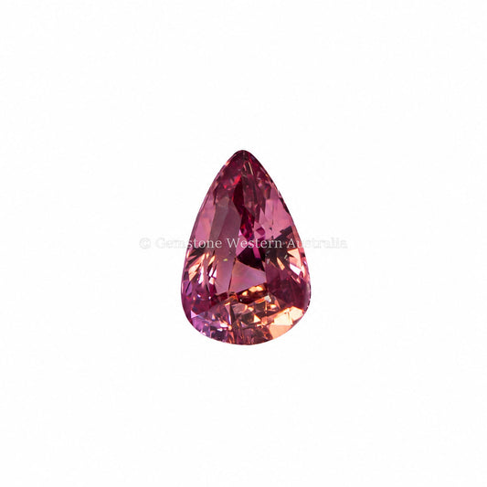 1.03 ct natural unheated padparadscha sapphire, pear cut