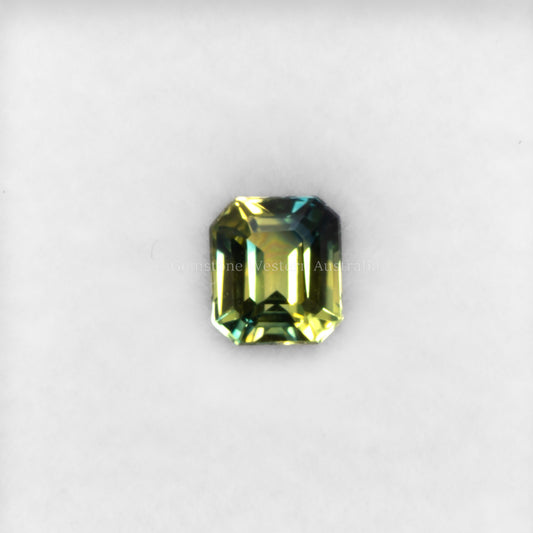 1.07 CT NATURAL UNHEATED TEAL SAPPHIRE - OCTAGONAL CUT