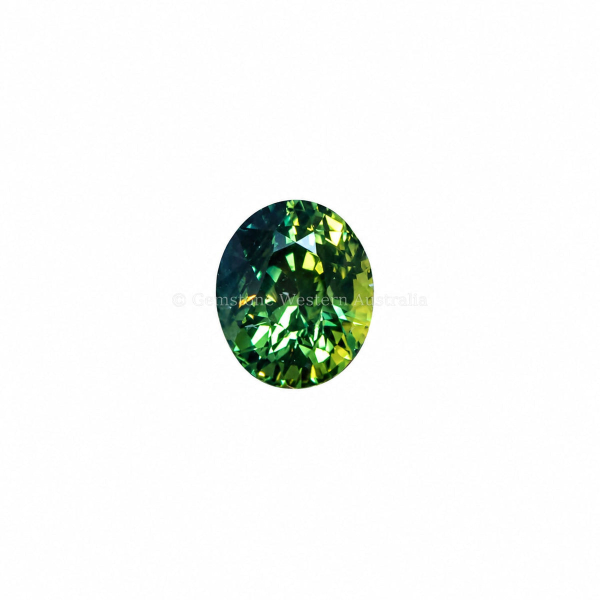 1.09 ct natural unheated teal sapphire, oval cut